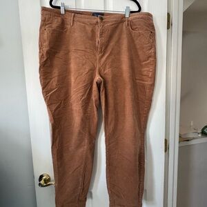 Talbots Women’s Tan Corduroy Straight/Skinny